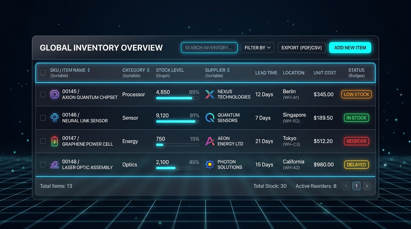 Inventory Master App